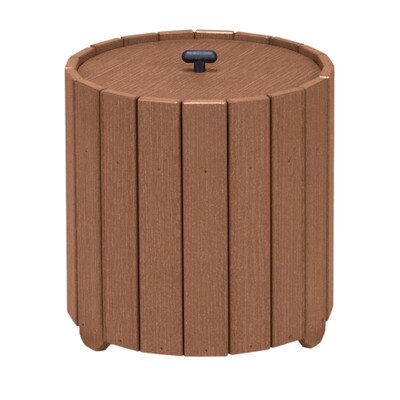 Round Divot Mix Containers Walnut5g